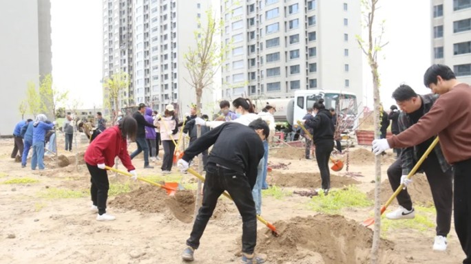 不负春光 “植”此青绿——寿鹿实业集团开展义务植树活动