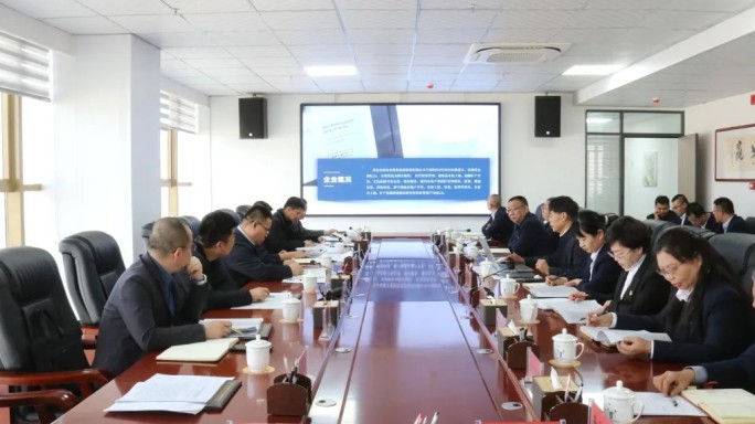 【“三抓三促”行动进行时】景泰县政府领导到寿鹿实业集团调研指导工作